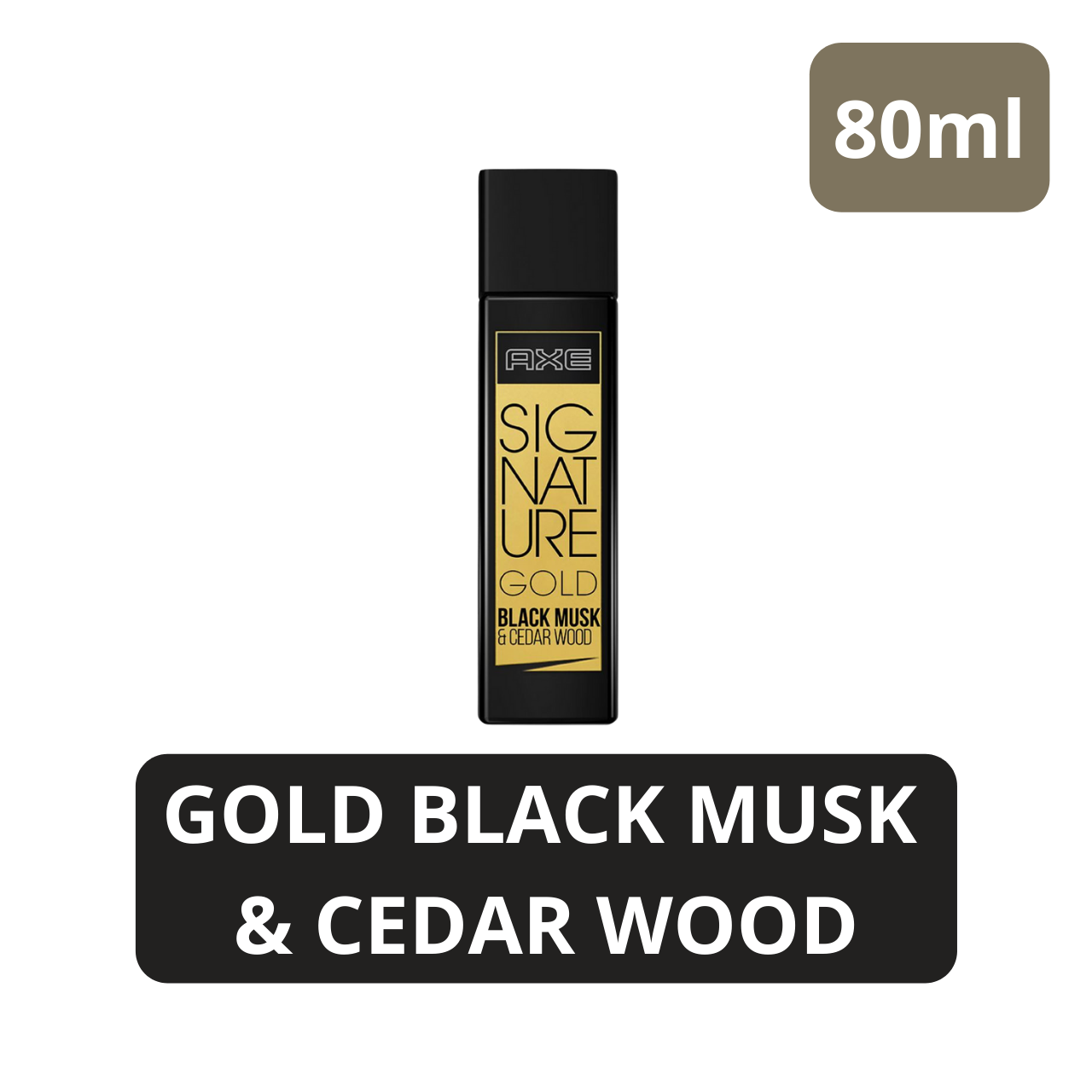 Axe Signature Gold Black Musk Cedar Wood 80ml